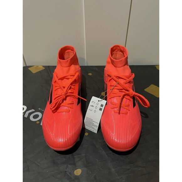 NEW Woman's Sz 11 Adidas F50 League Mid FG Soccer Cleats Turbo Pink IH3813 - Picture 2 of 9